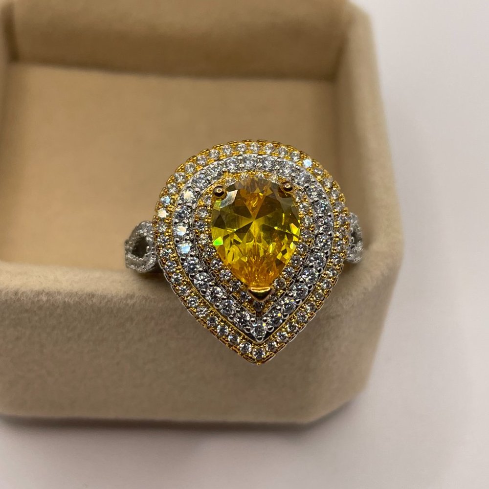 925 BRIDAL ENGAGMENT WEDDING RING